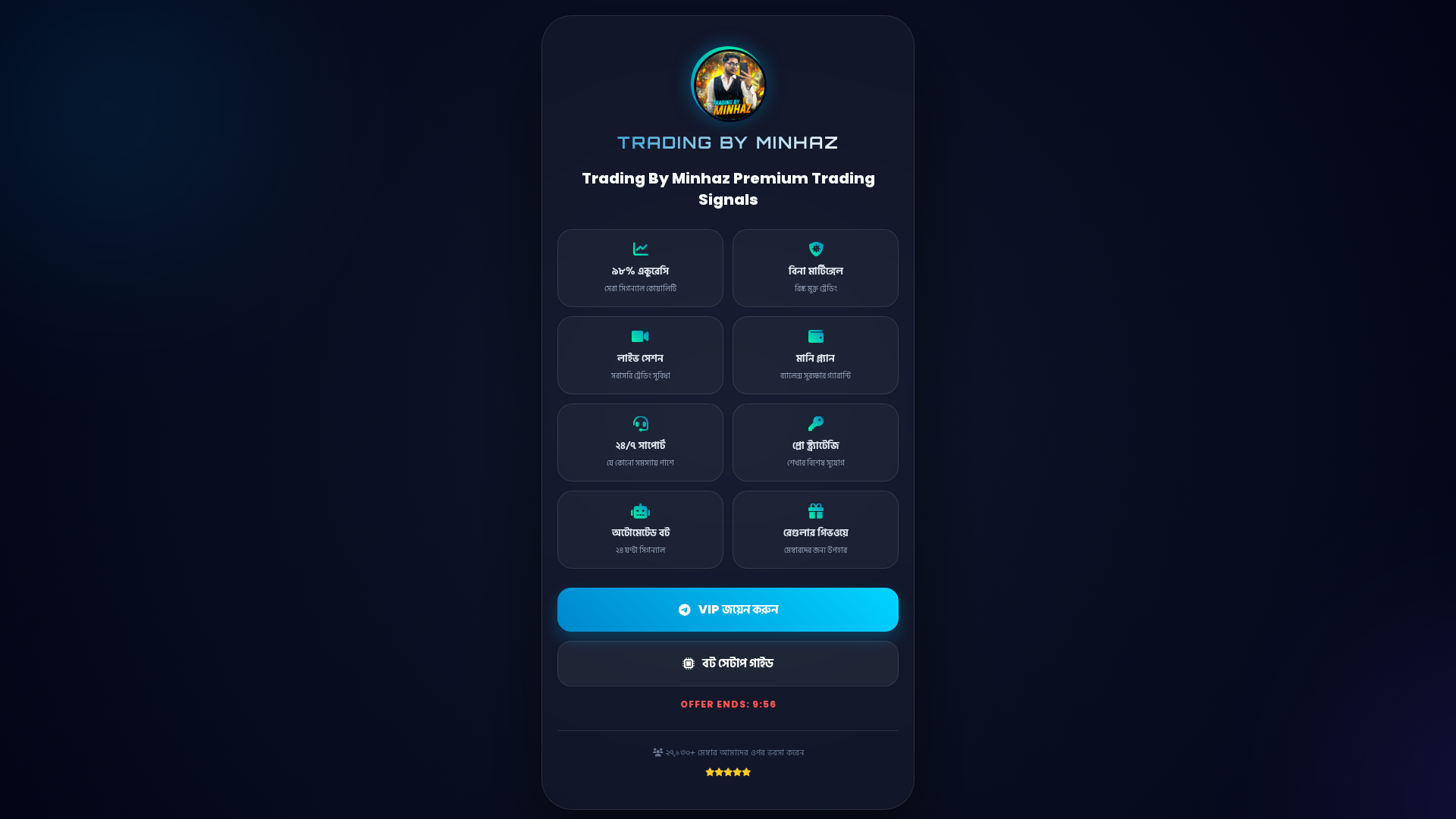 Screenshot of tradingbyminhaz.pro