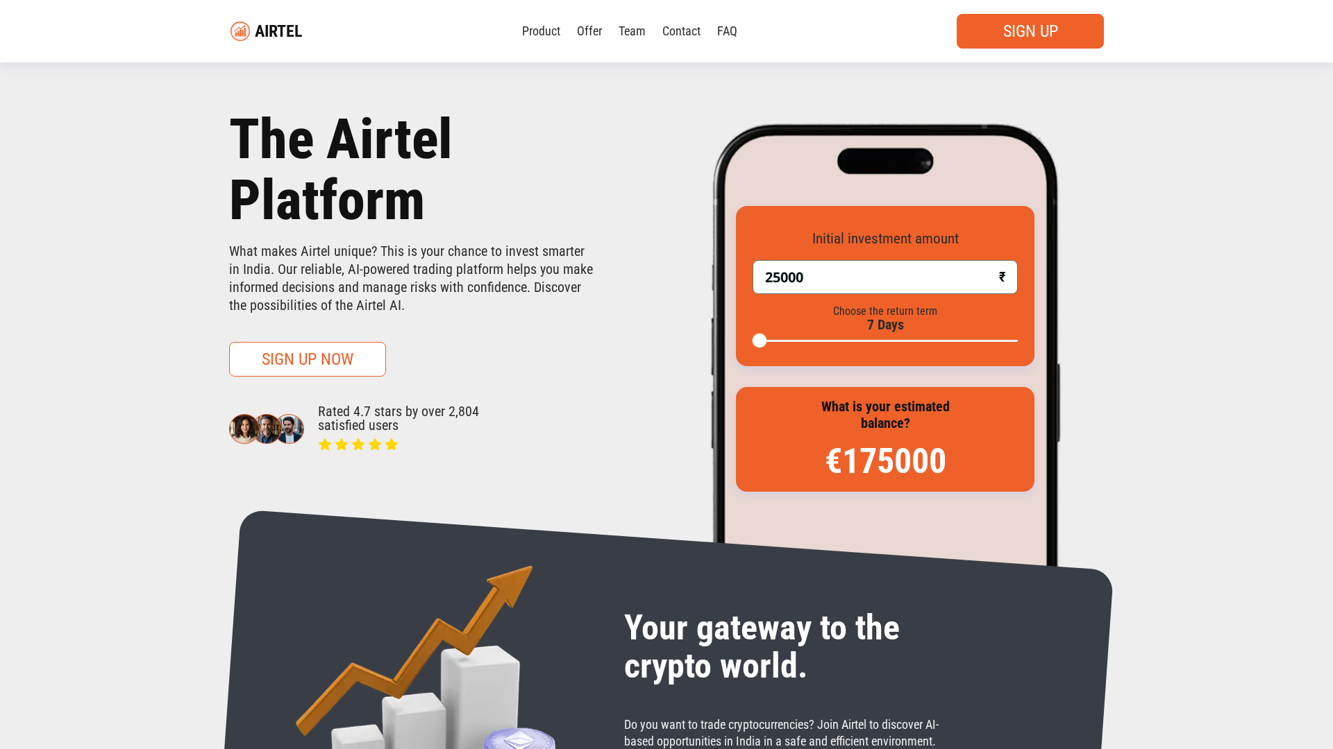 Screenshot of airtel-ai.com