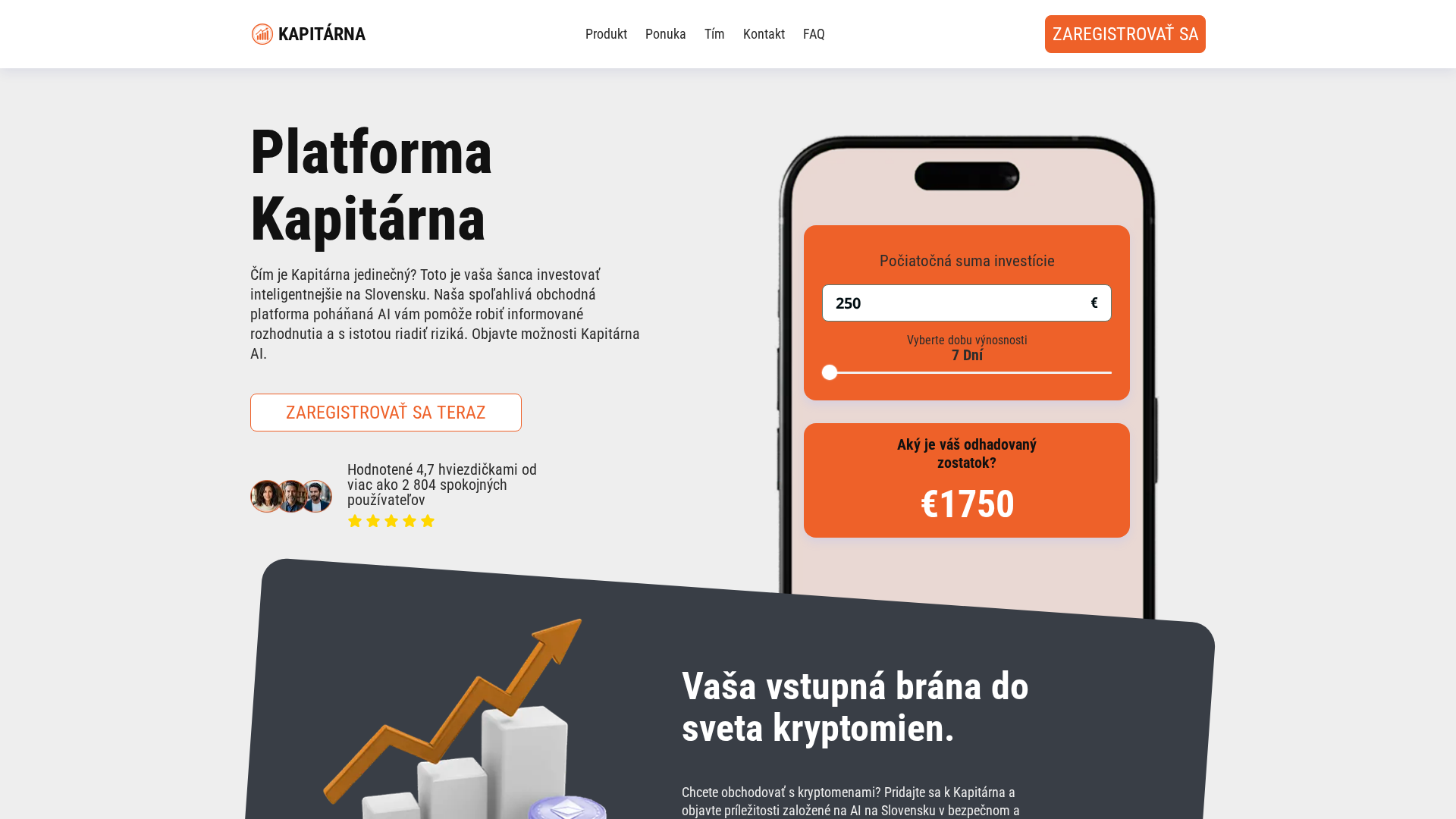 Screenshot of kapitarna-ai.com