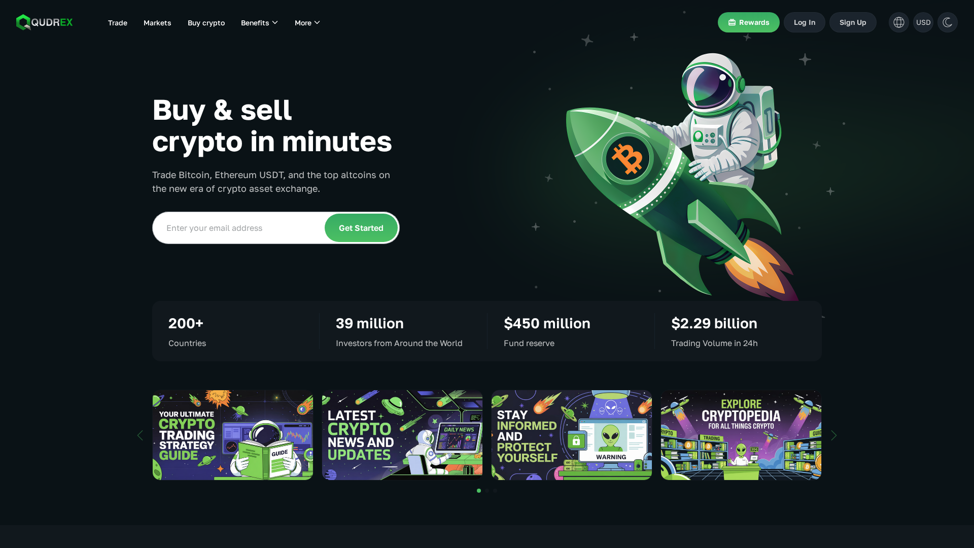 Screenshot of qudrex.com