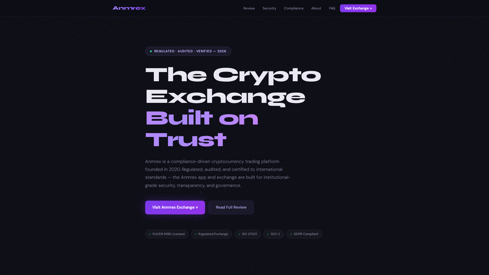 Screenshot of anmrex.my