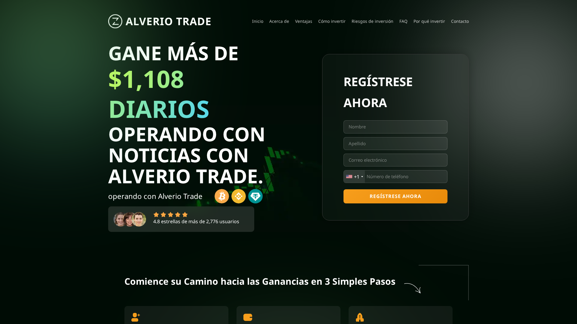 Screenshot of alveriotrade-official.com