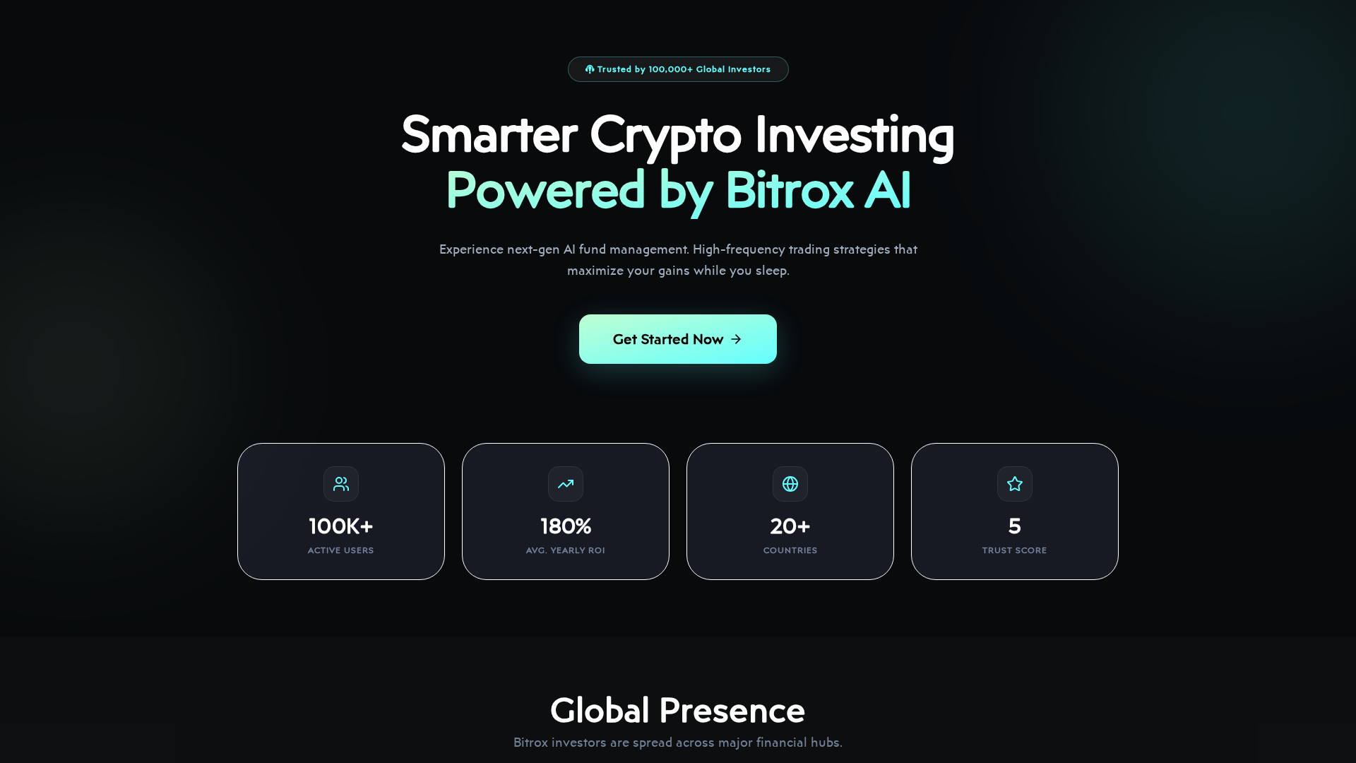 Screenshot of bitrox.pro