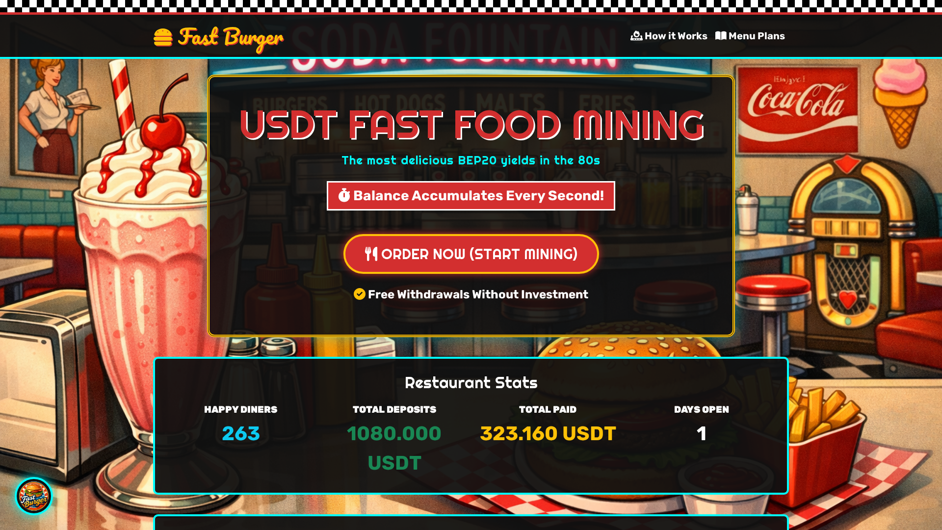Screenshot of fast-burger.club