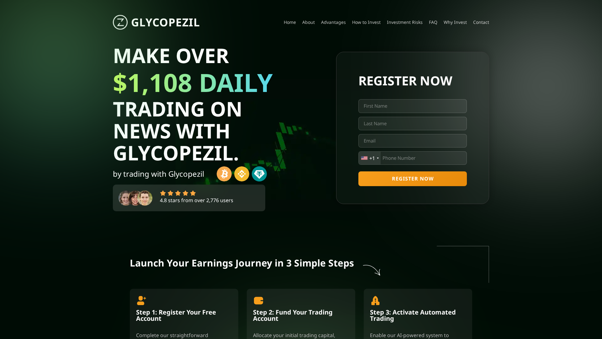Screenshot of glycopezil-pro.com