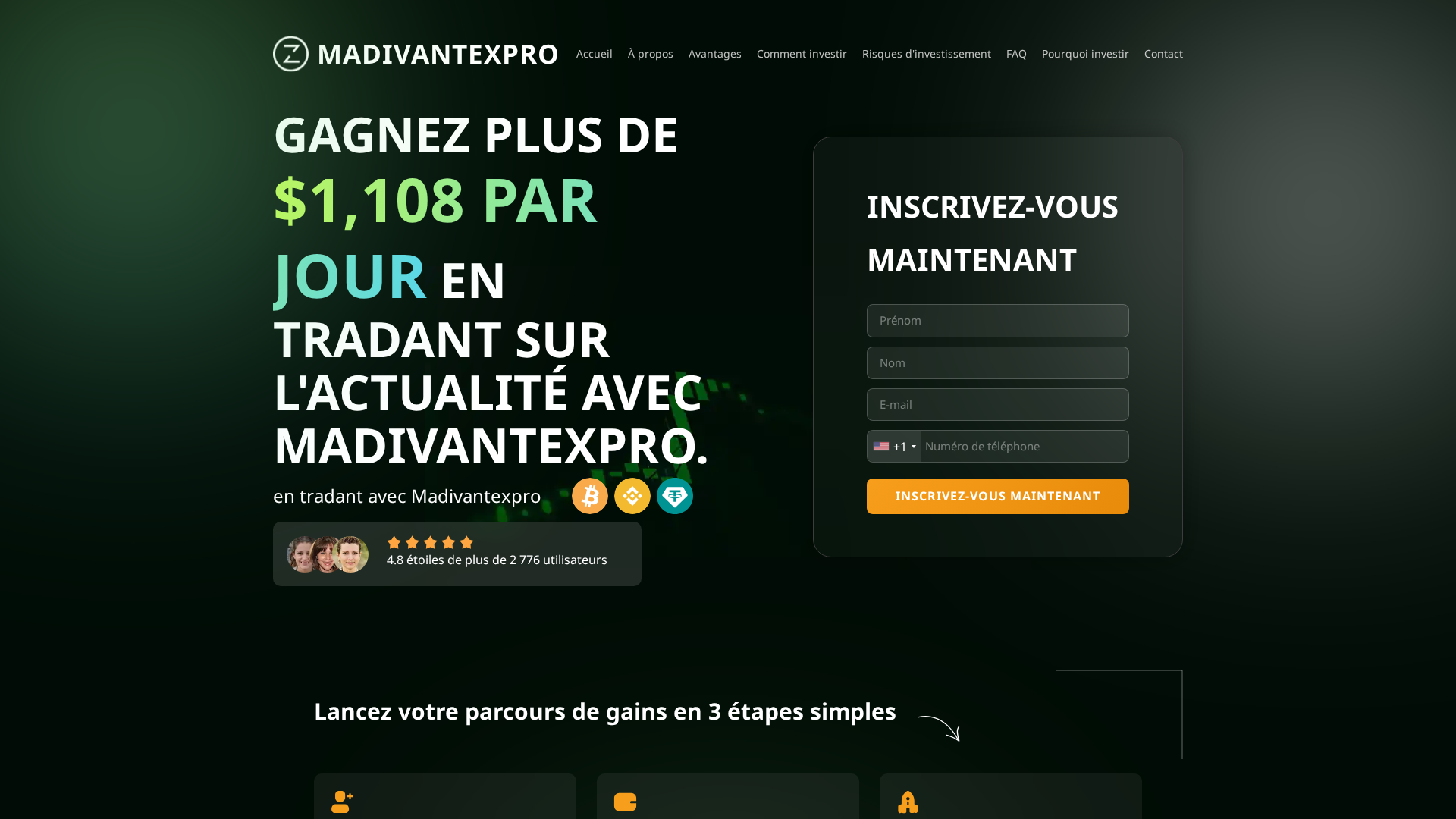 Screenshot of madivantexpro-official.com