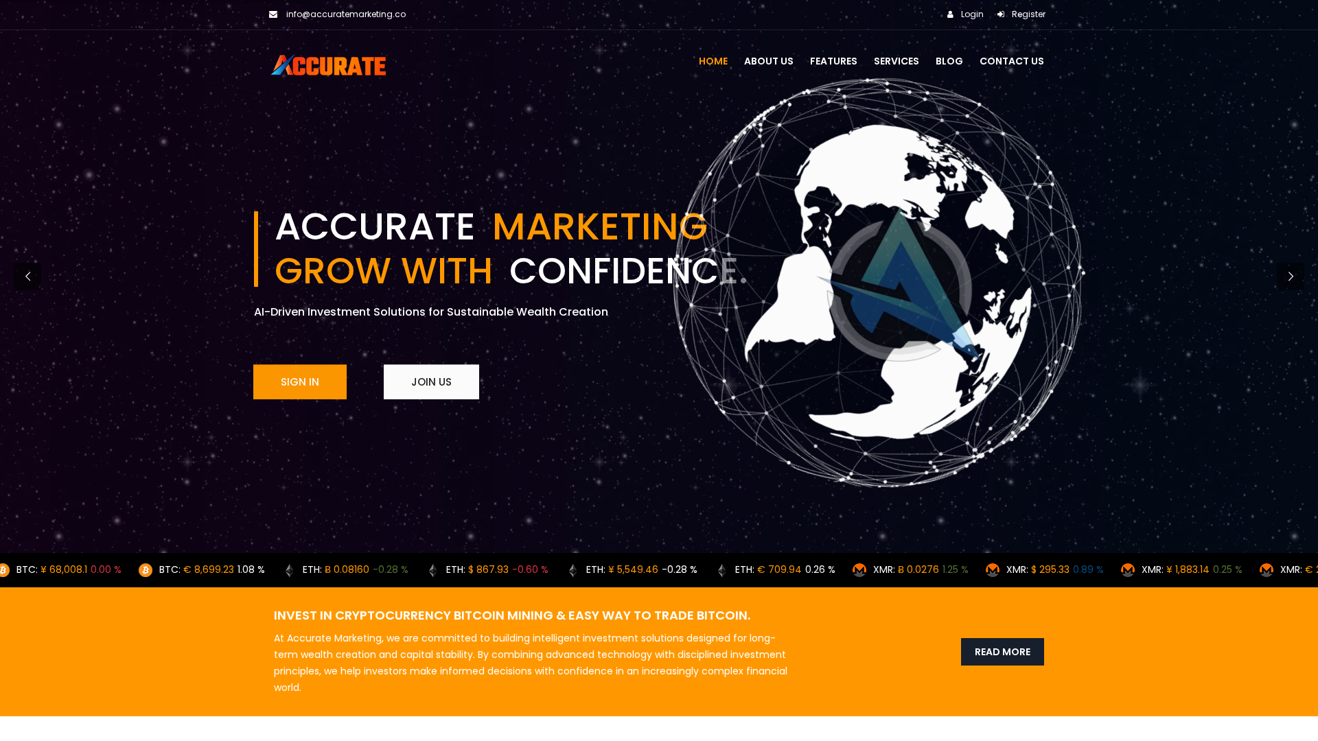 Screenshot of accuratemarketing.co