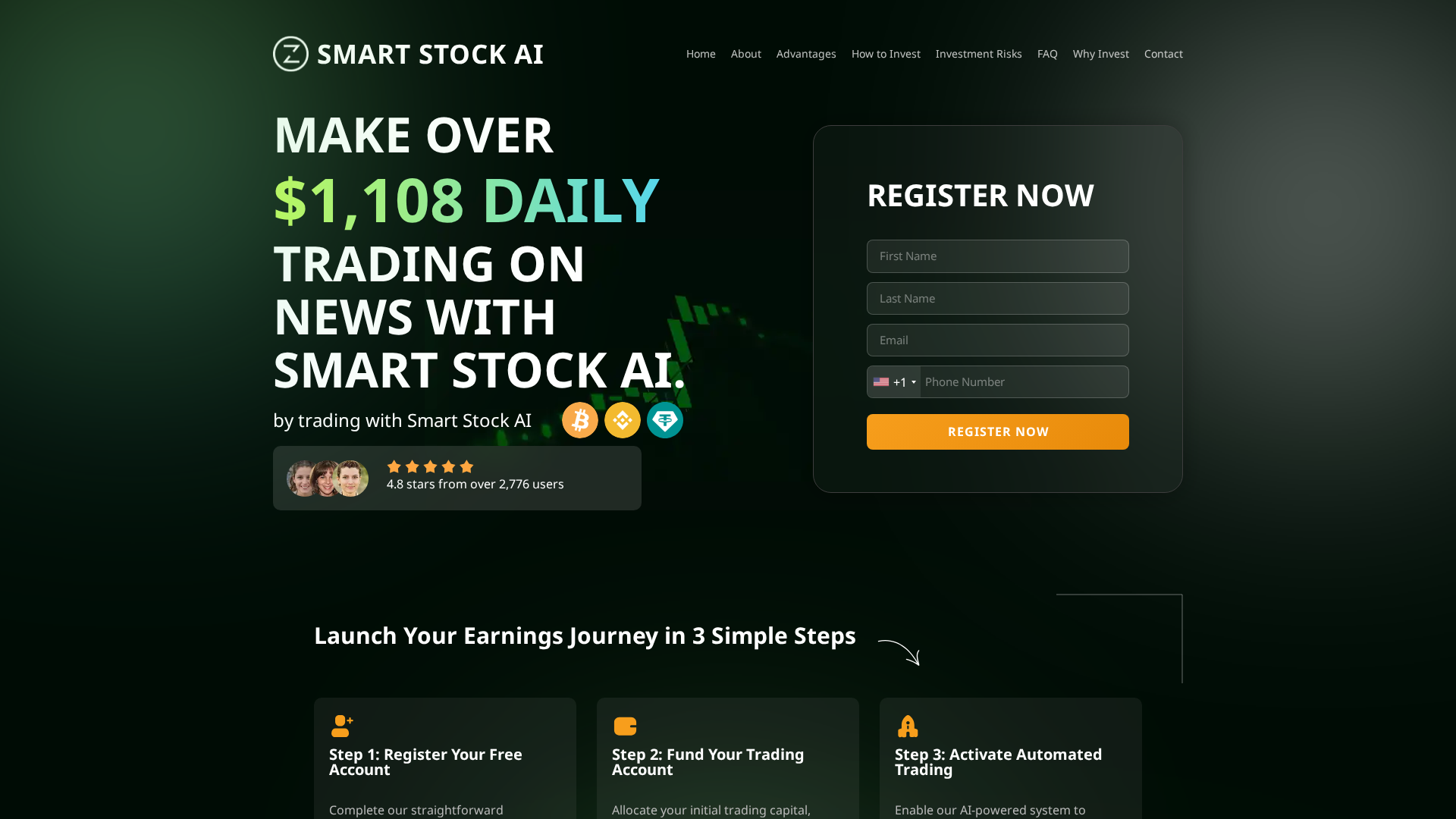 Screenshot of smartstockai-official.com