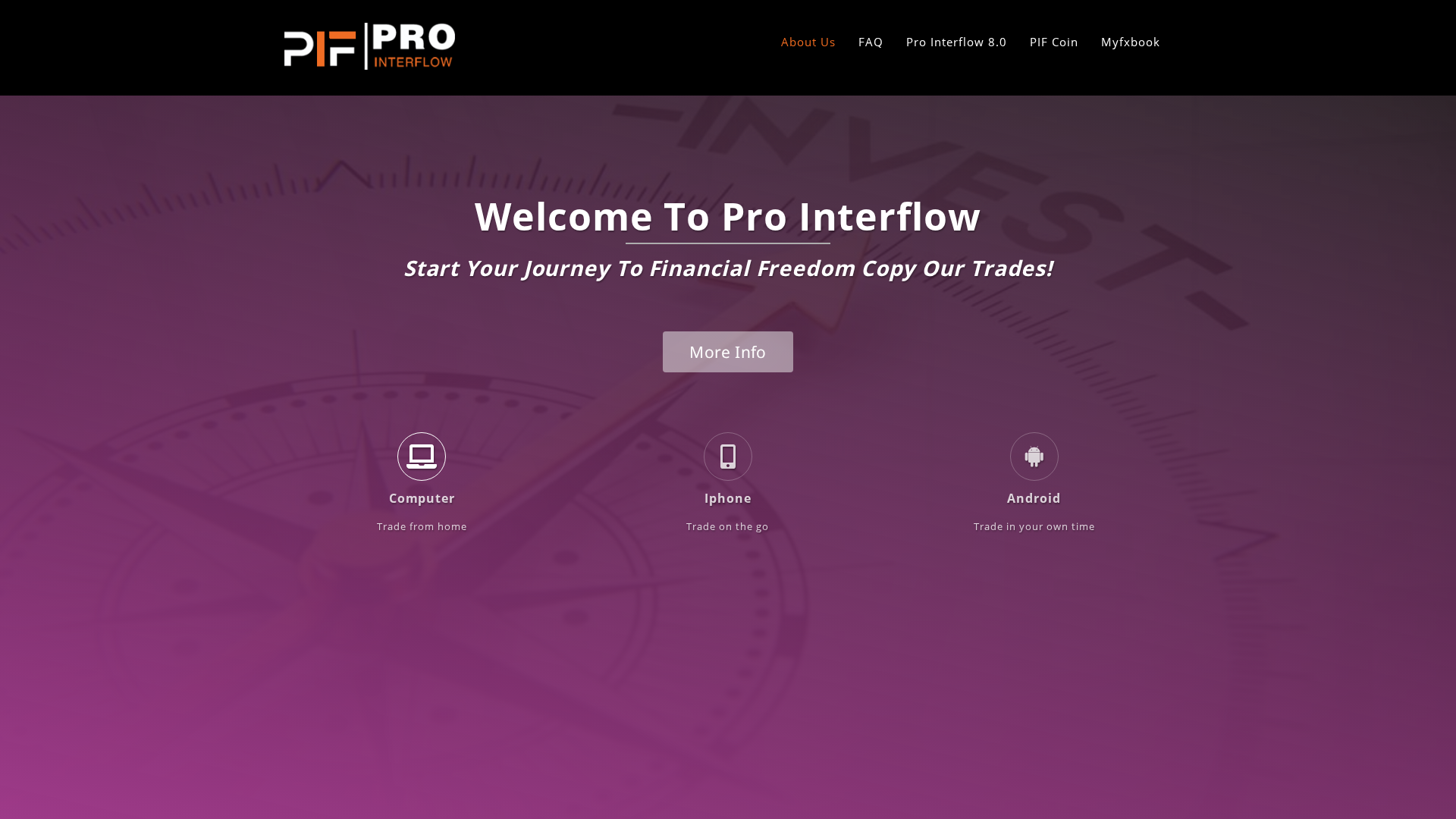 Screenshot of prointerflow.com