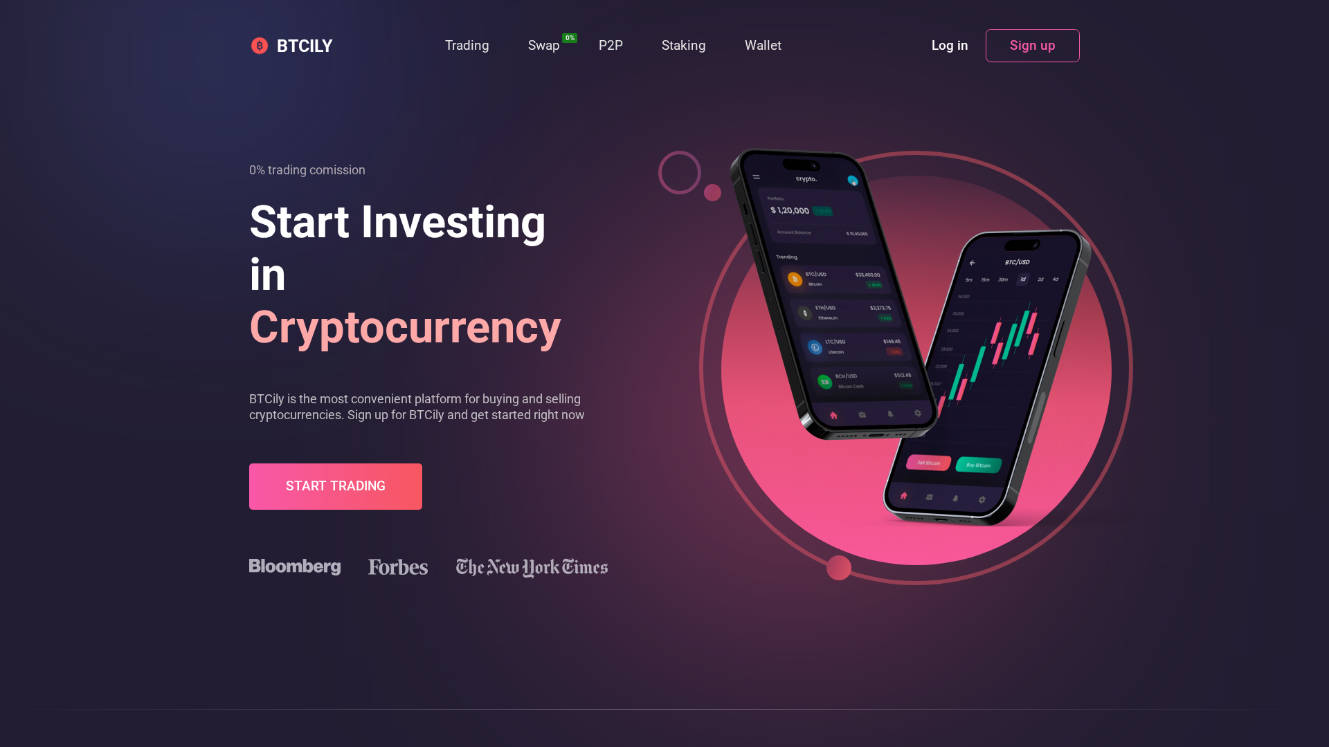 Screenshot of btcily.com