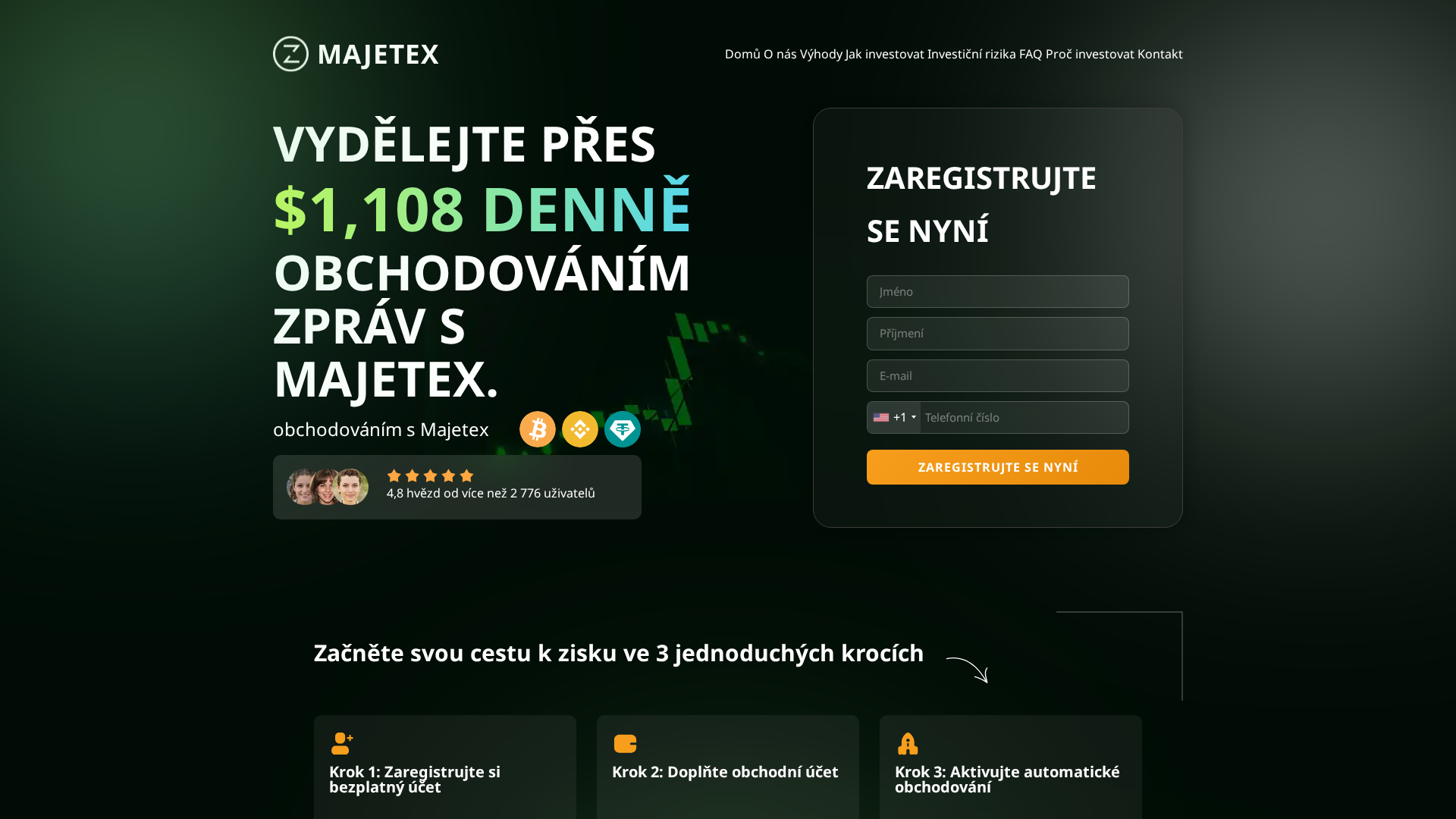 Screenshot of majetex-official.com