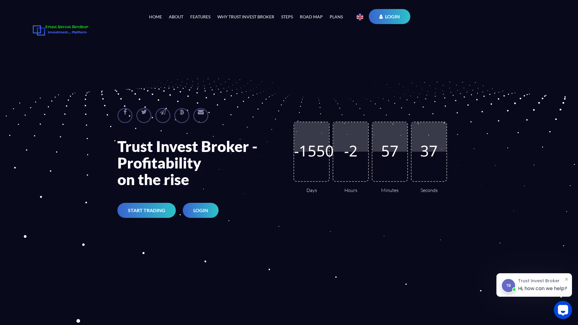 Screenshot of trustinvestbroker.live