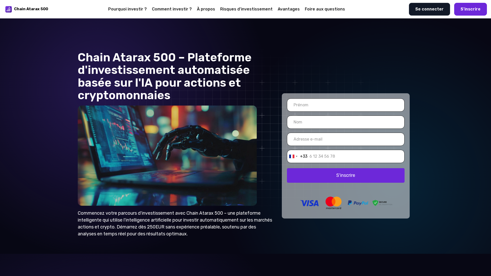 Screenshot of chain-atarax-500.com