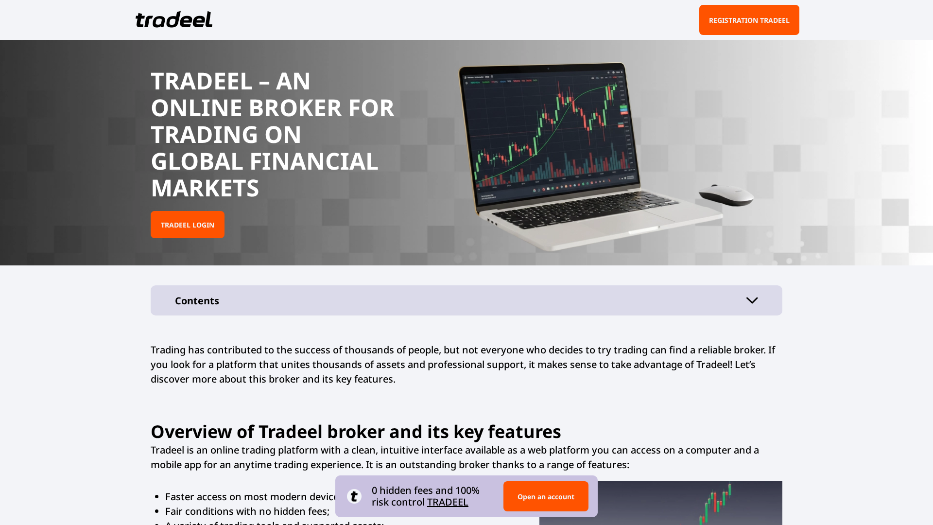 Screenshot of tradeel-broker-reviews.org