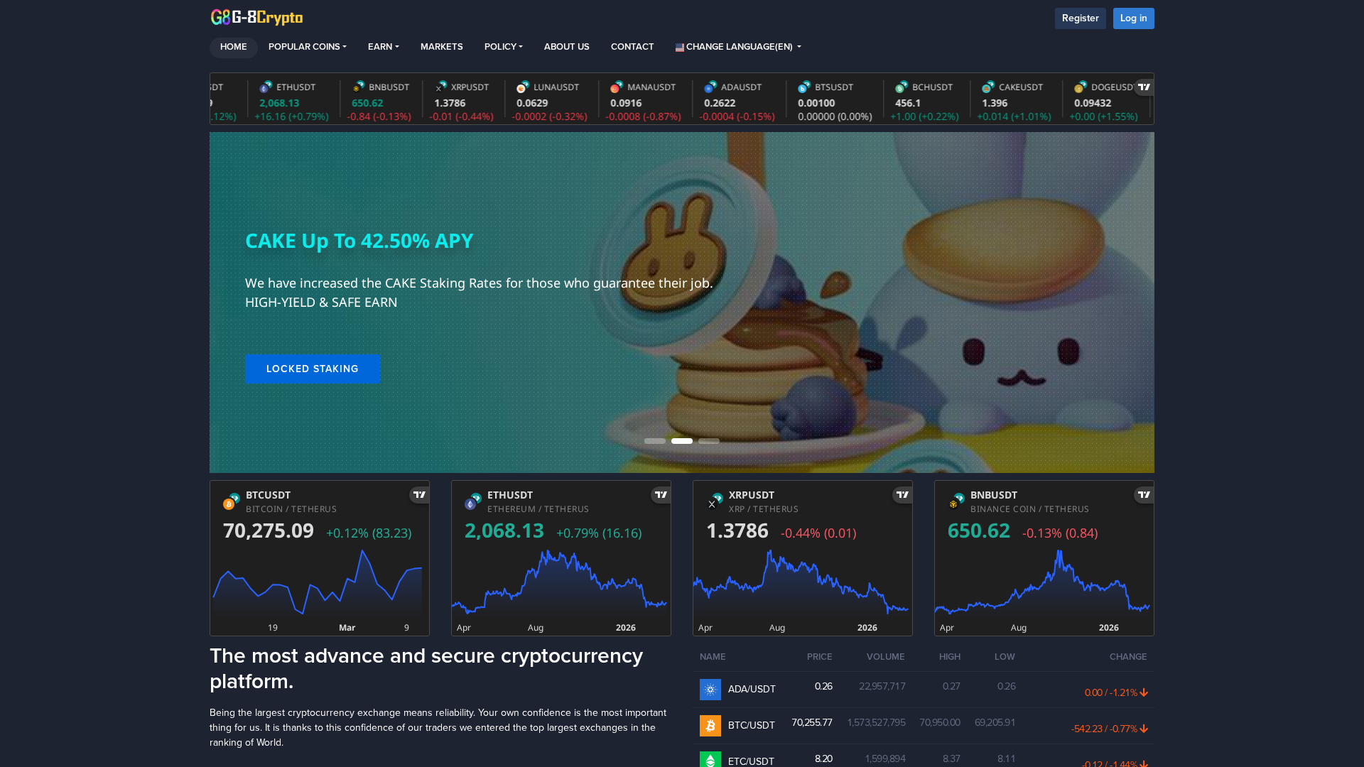 Screenshot of g-8crypto.com