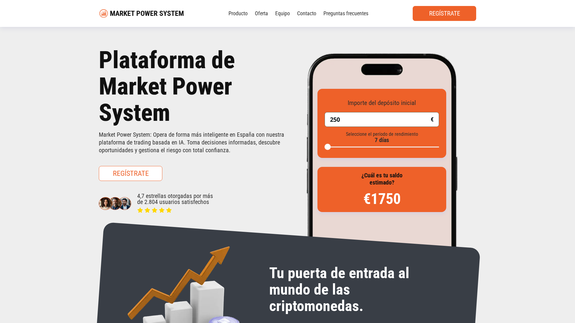 Screenshot of marketpower-system.com