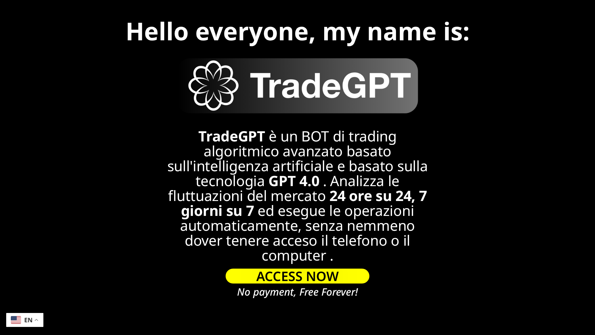 Screenshot of tradegptita.it