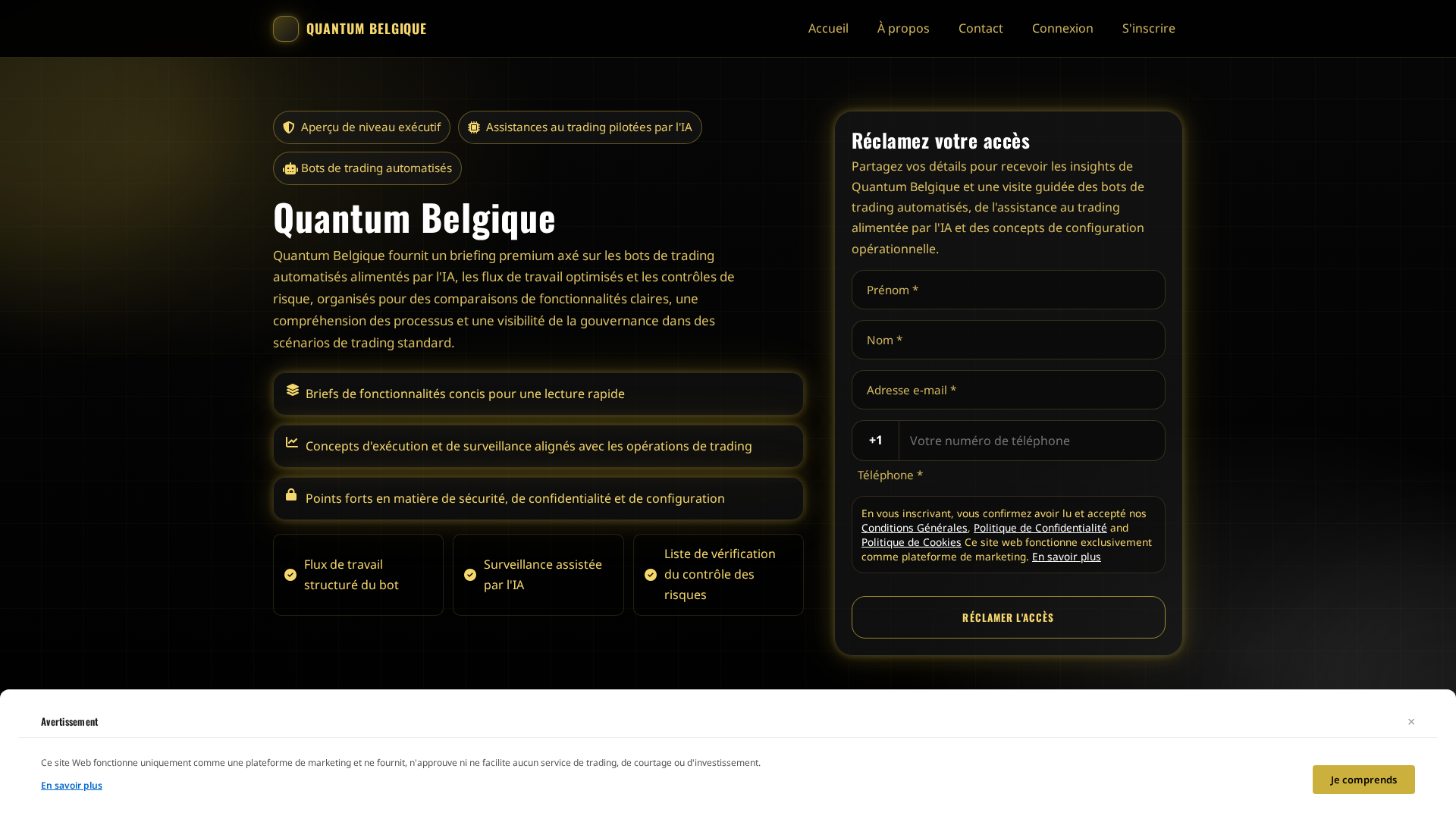 Screenshot of quantum-belgique.digital
