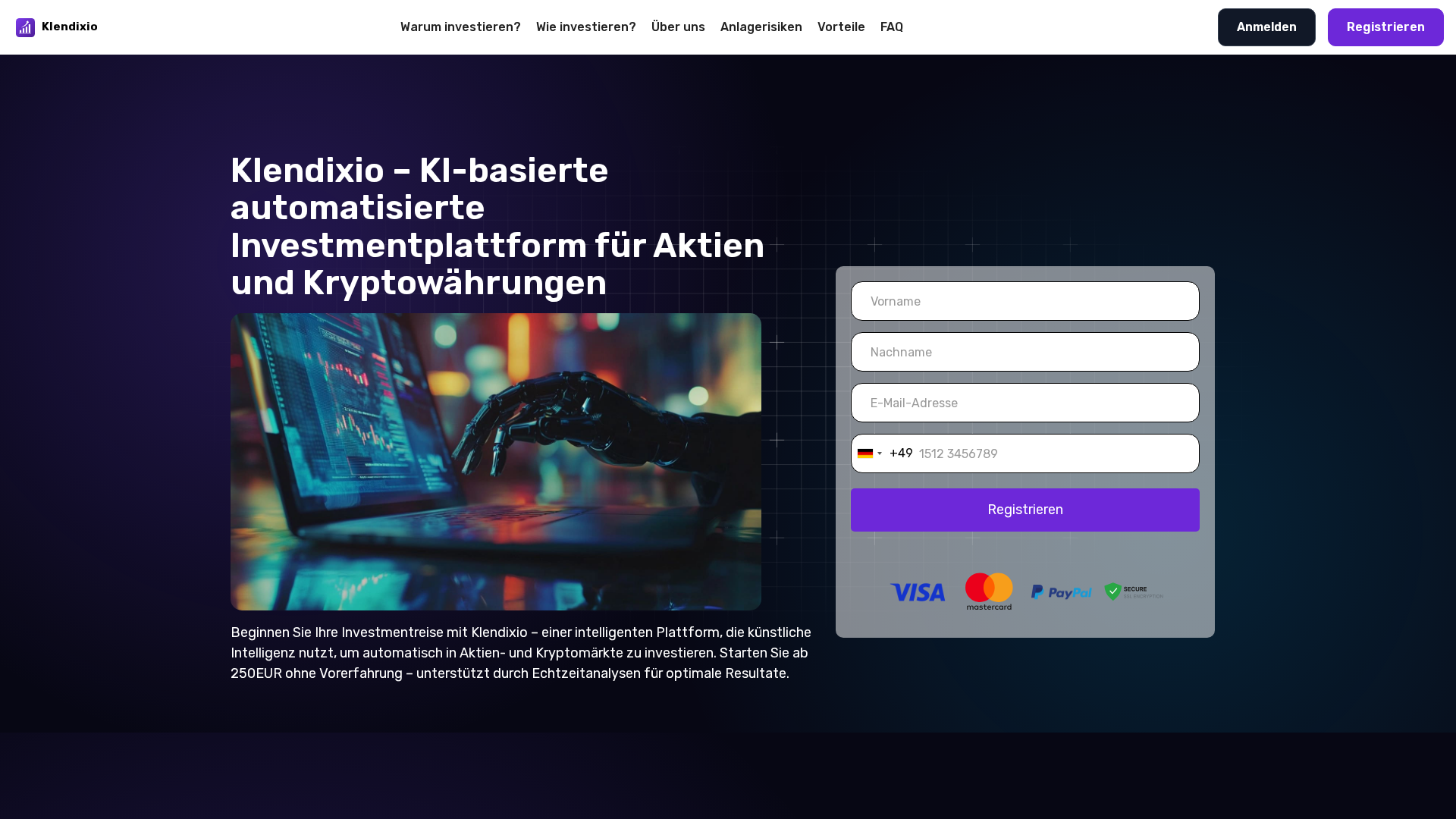 Screenshot of klendixio.pro