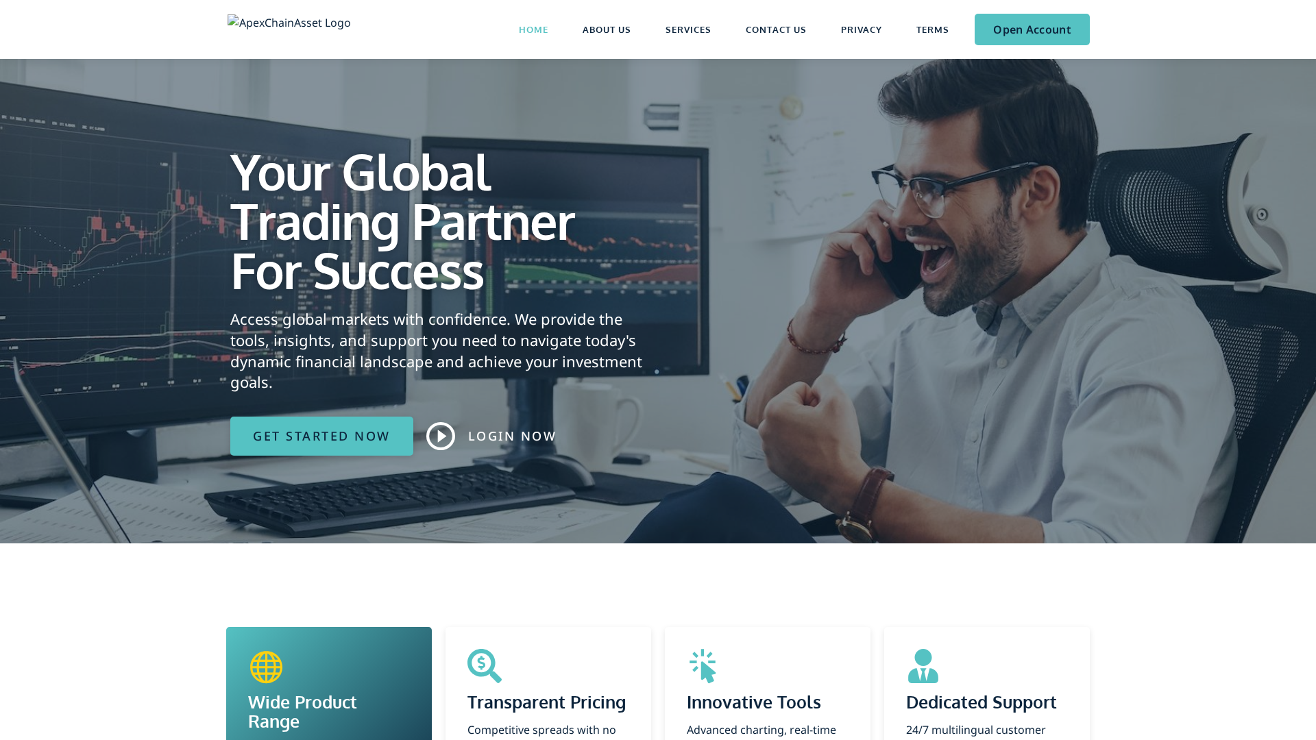 Screenshot of quantumledgerbrokerage.com