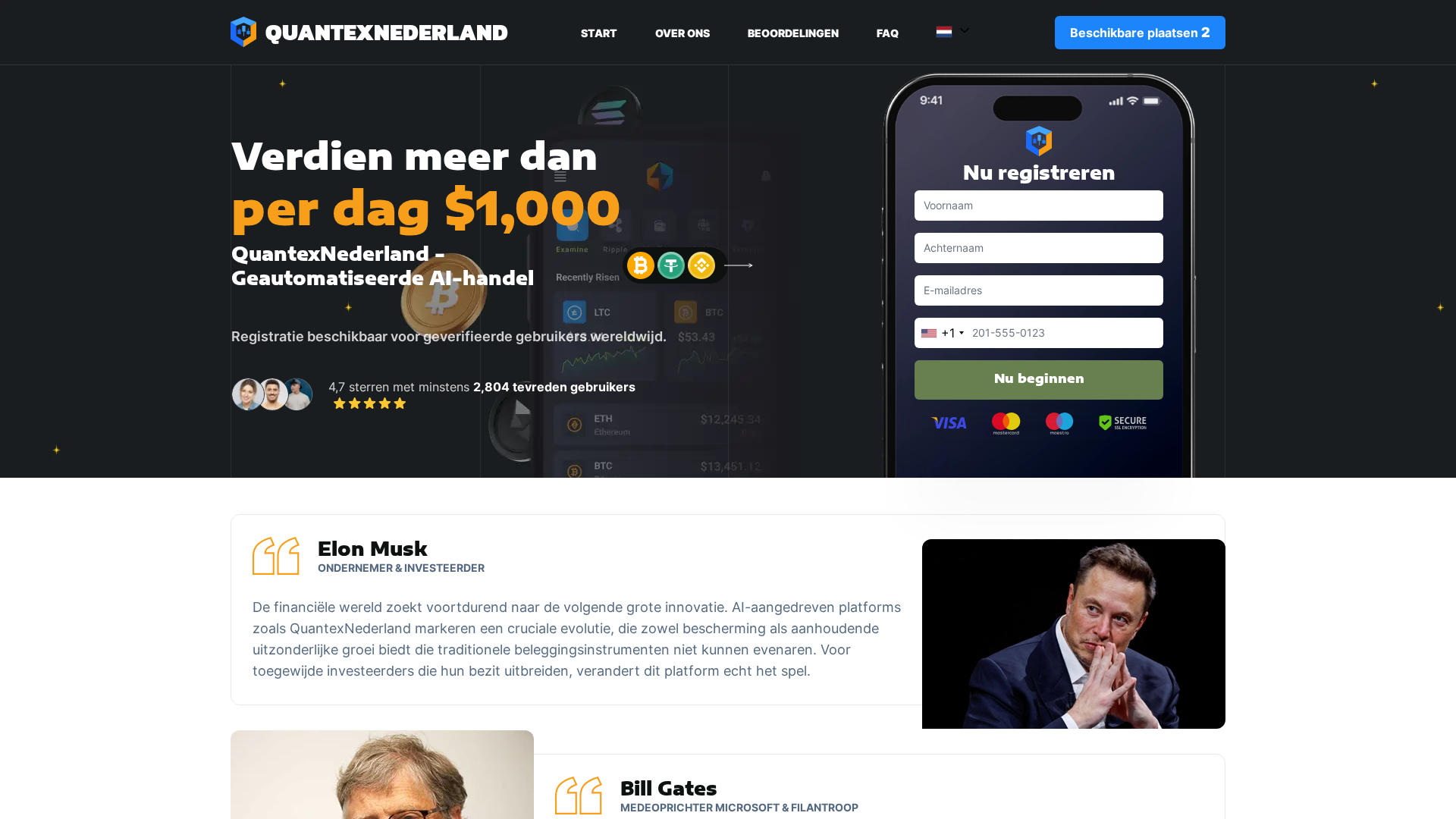 Screenshot of quantexnederland.ink