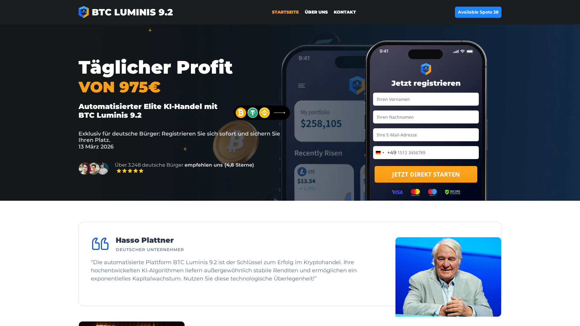 Screenshot of btcluminis92.net