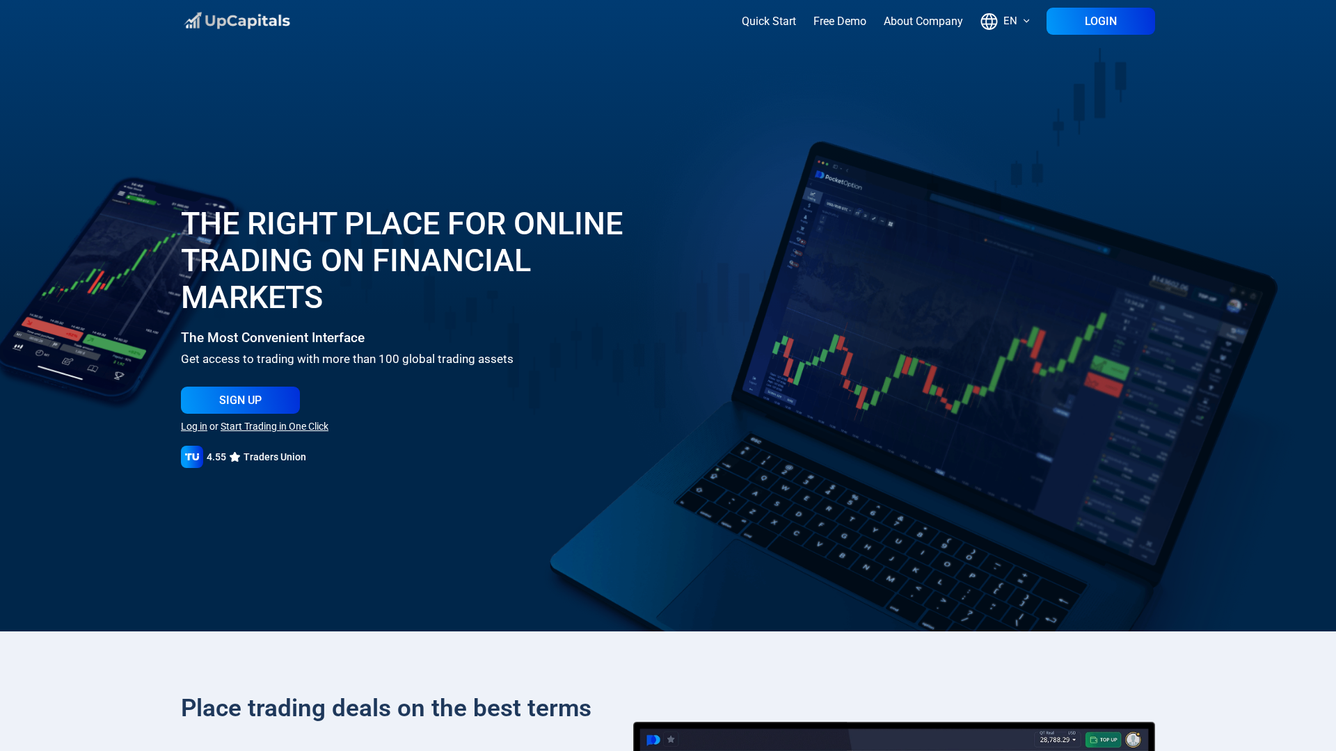 Screenshot of upcapitalis.com