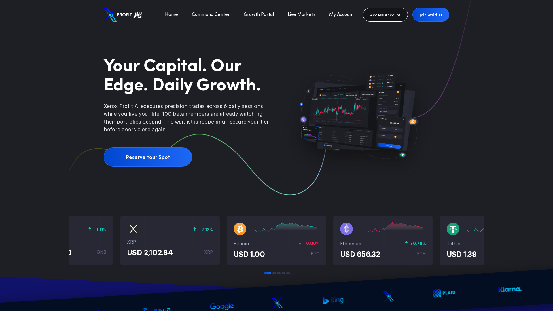 Screenshot of xeroxprofitai.com