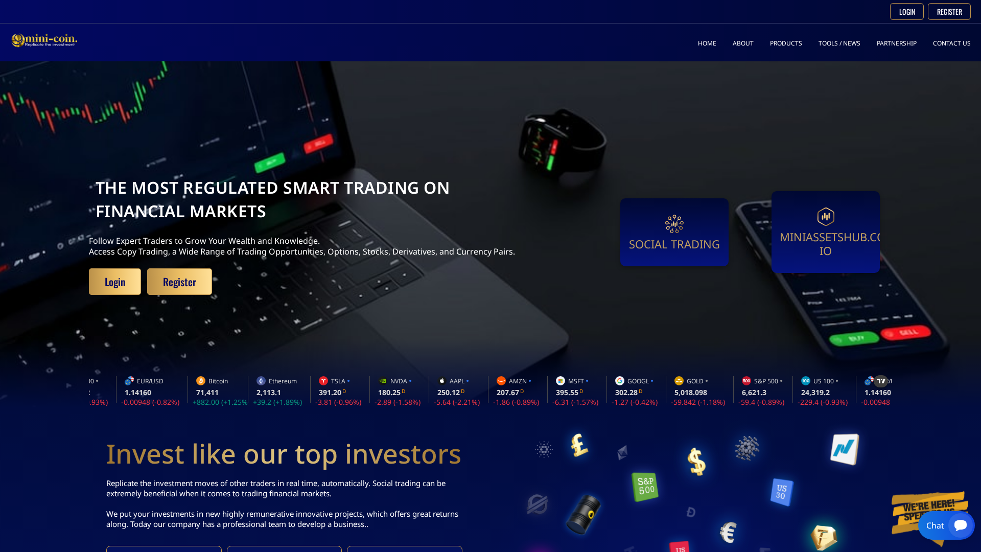 Screenshot of miniassetshub.com