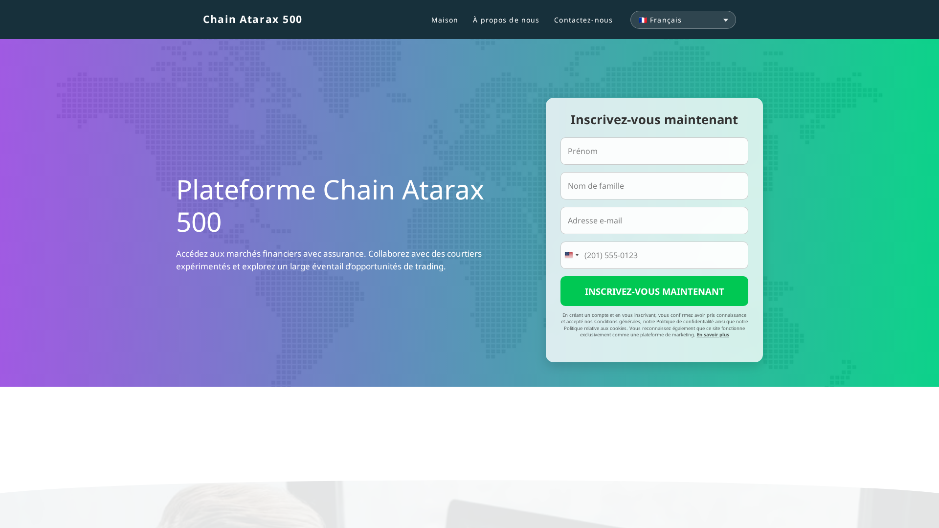 Screenshot of chainatarax500-fr.fyi