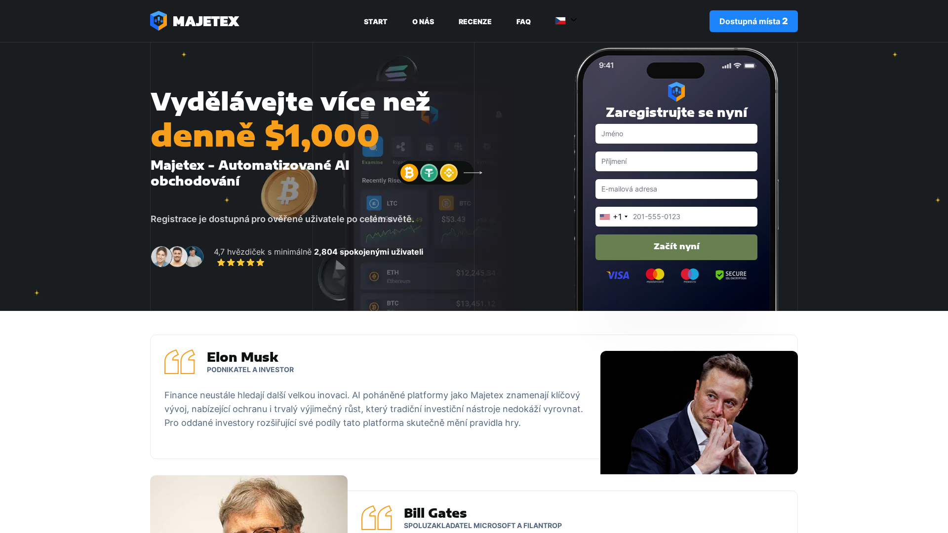 Screenshot of majetex.ink