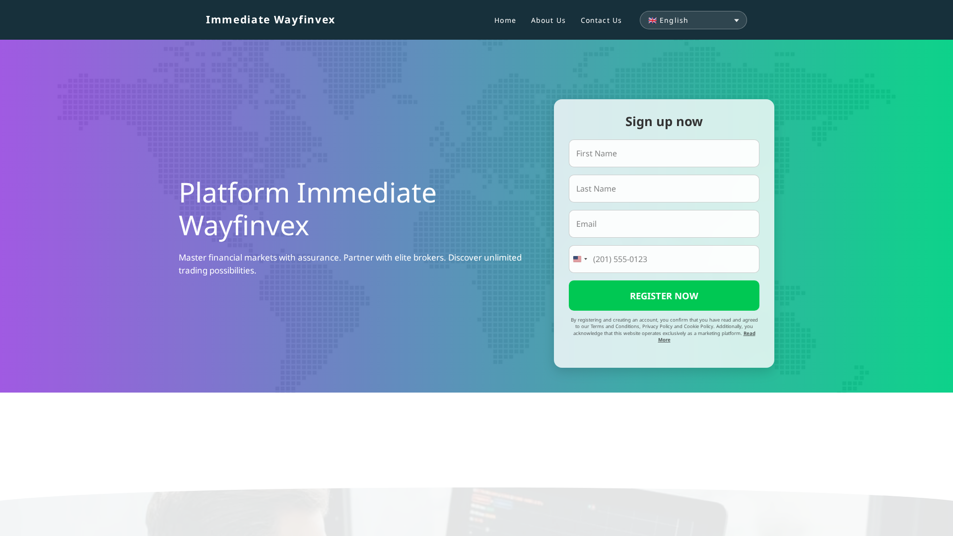 Screenshot of immediate-wayfinvex-ai.com