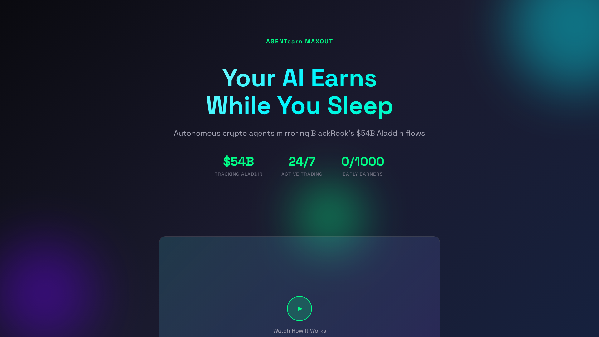 Screenshot of earnagentmaxout.com