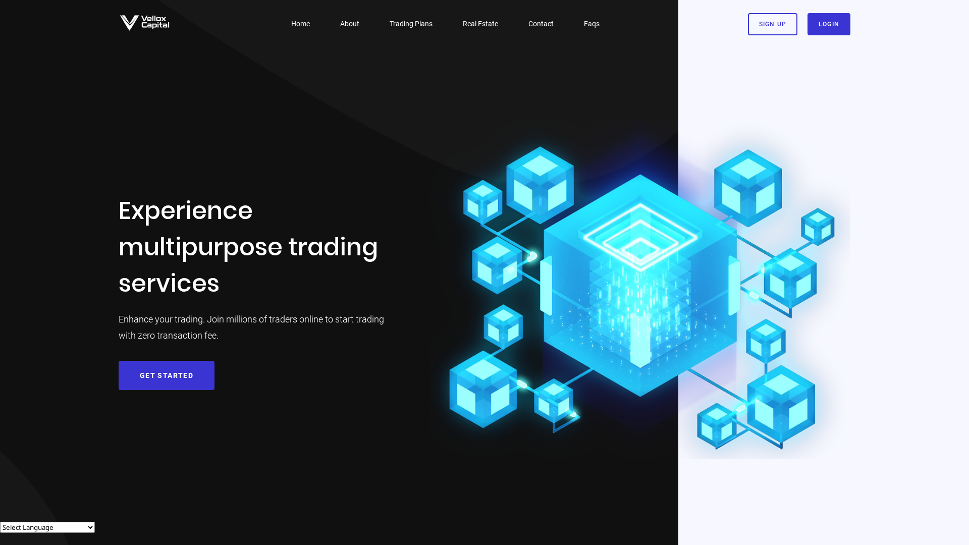 Screenshot of velloxcapital.com