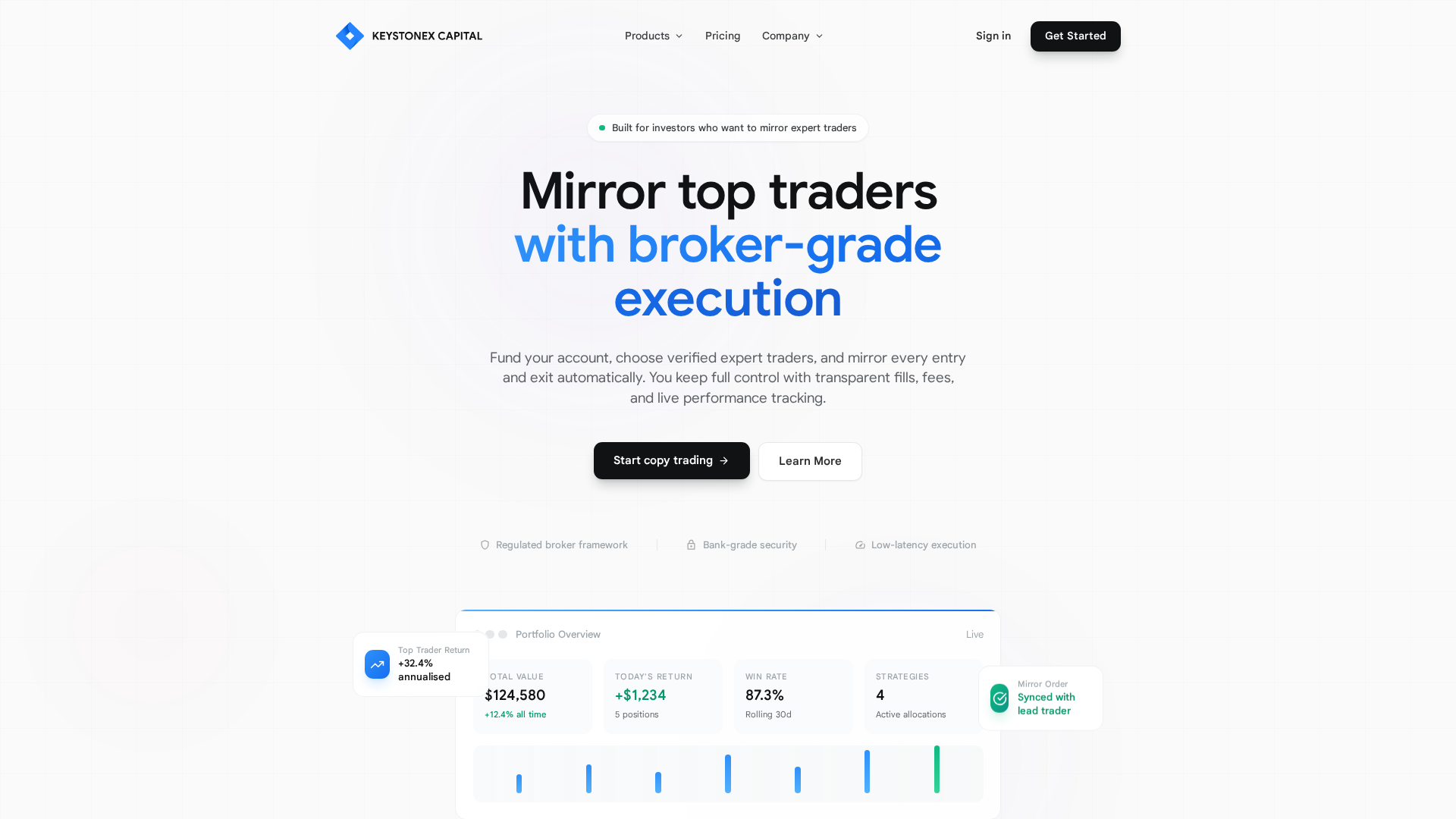 Screenshot of keystonexcapital.com