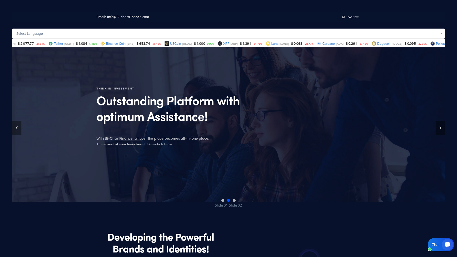 Screenshot of bi-chartfinance.com