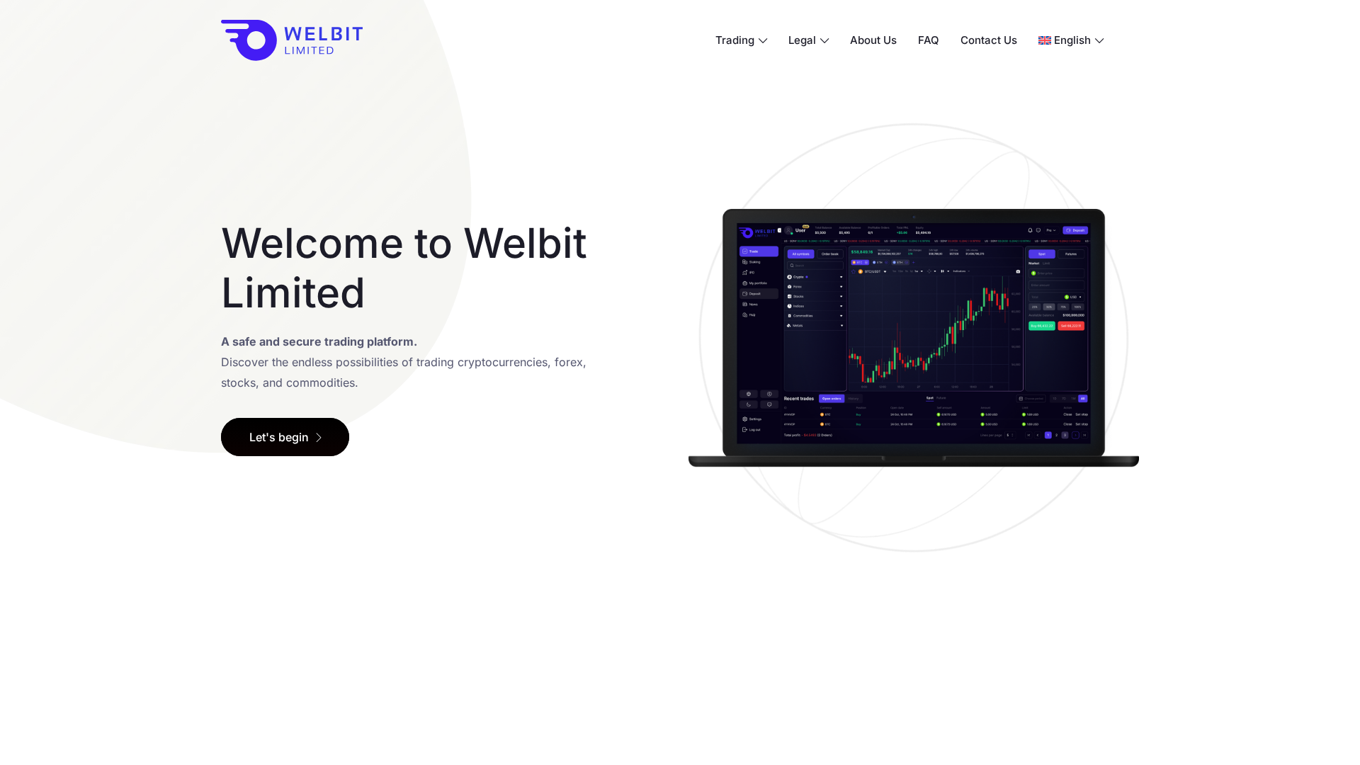 Screenshot of welbitlimited.com