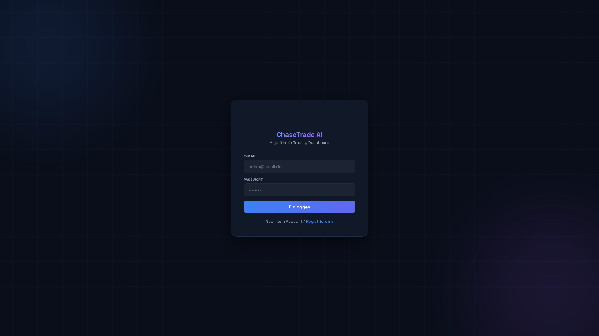 Screenshot of chasetrade.ai