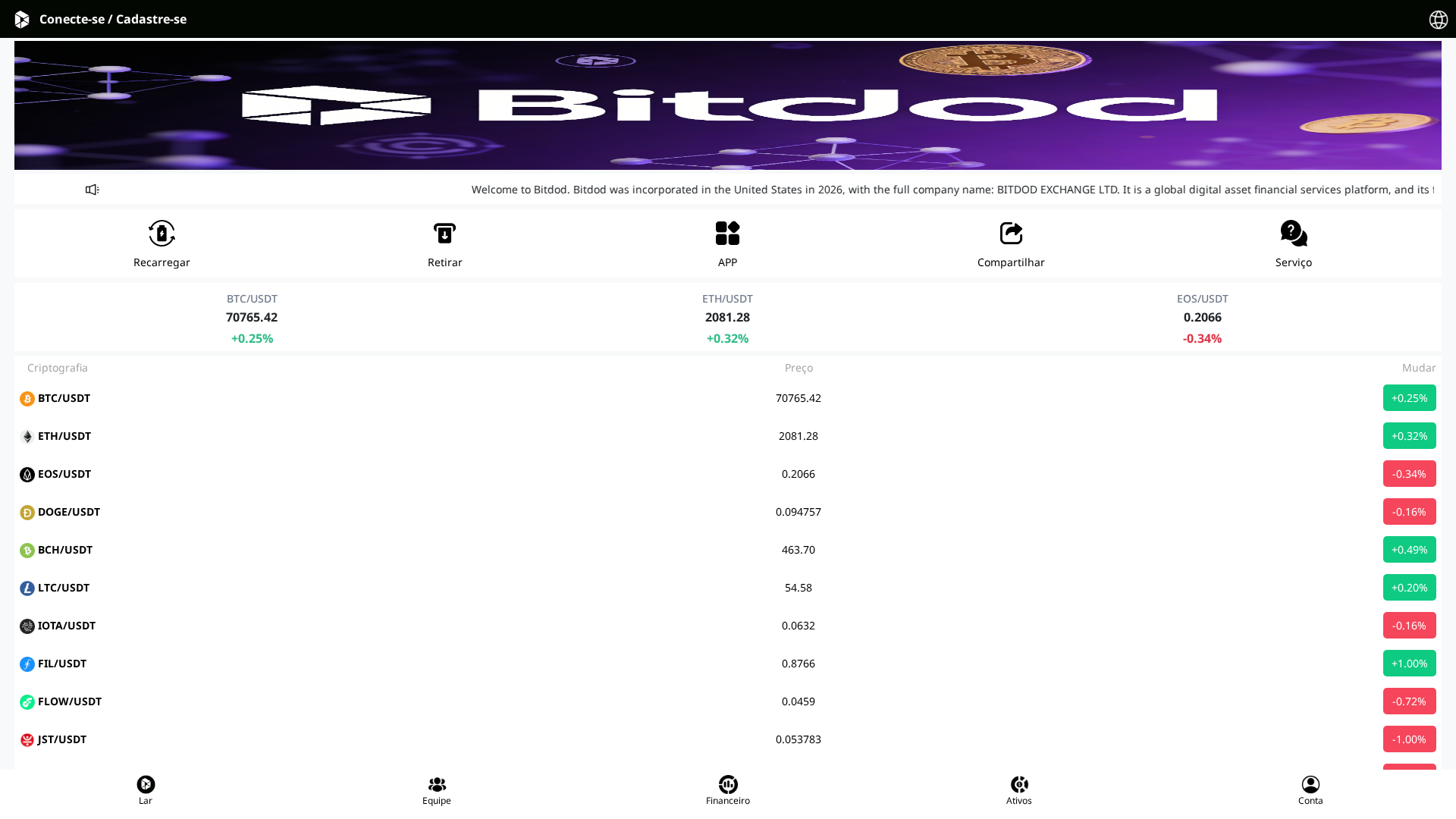 Screenshot of bitdod.com