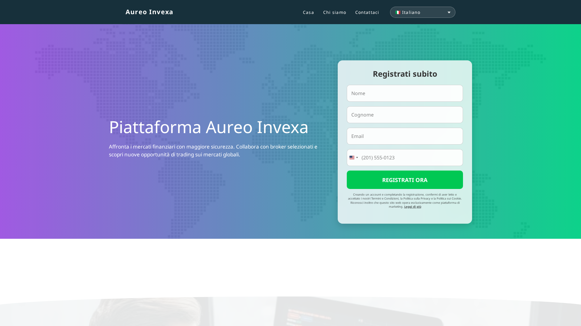 Screenshot of aureoinvexa-it.fyi