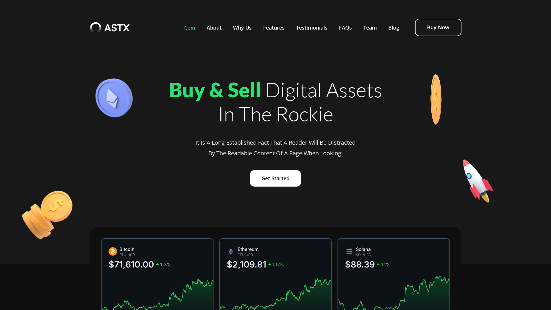 Screenshot of astxcrypto.com