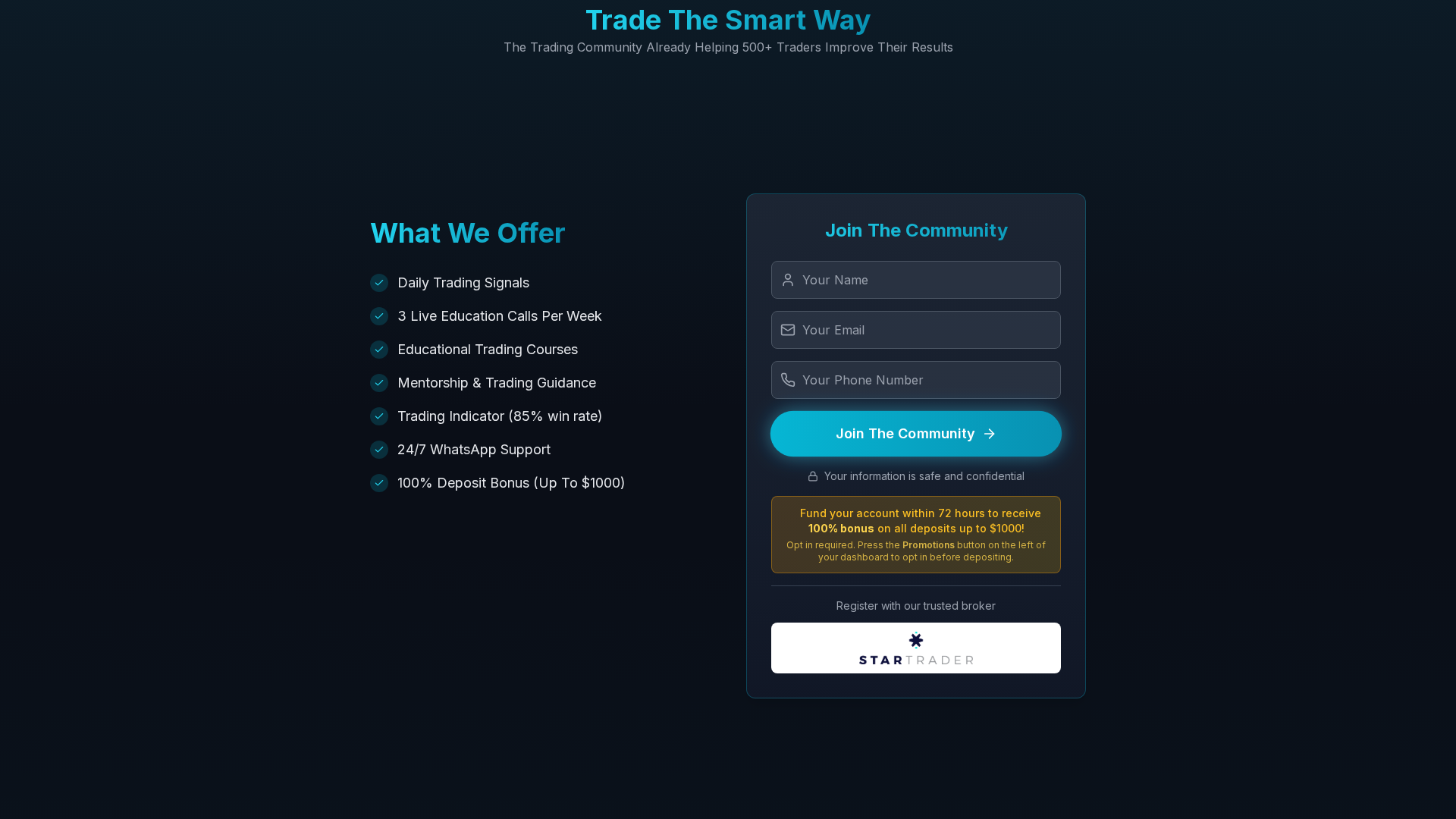 Screenshot of tradetsw.site