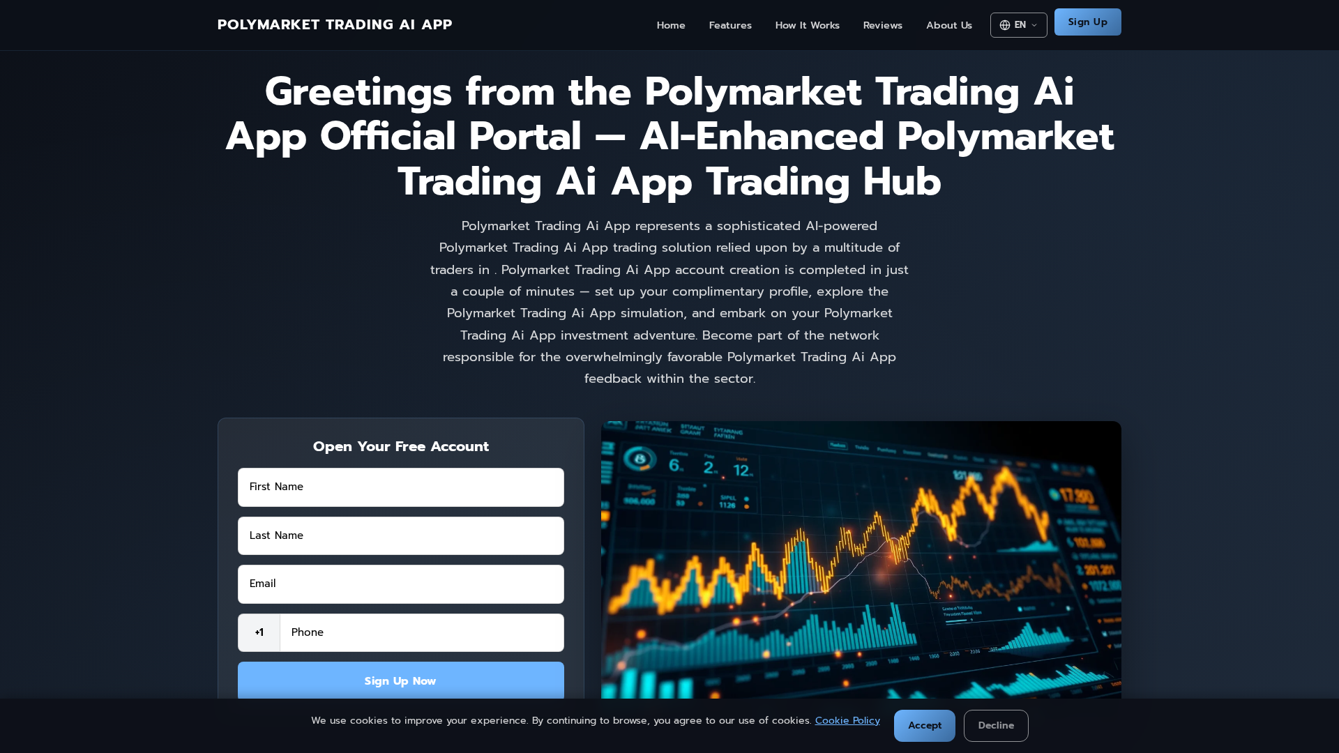 Screenshot of polymarkettradingaiapp.online