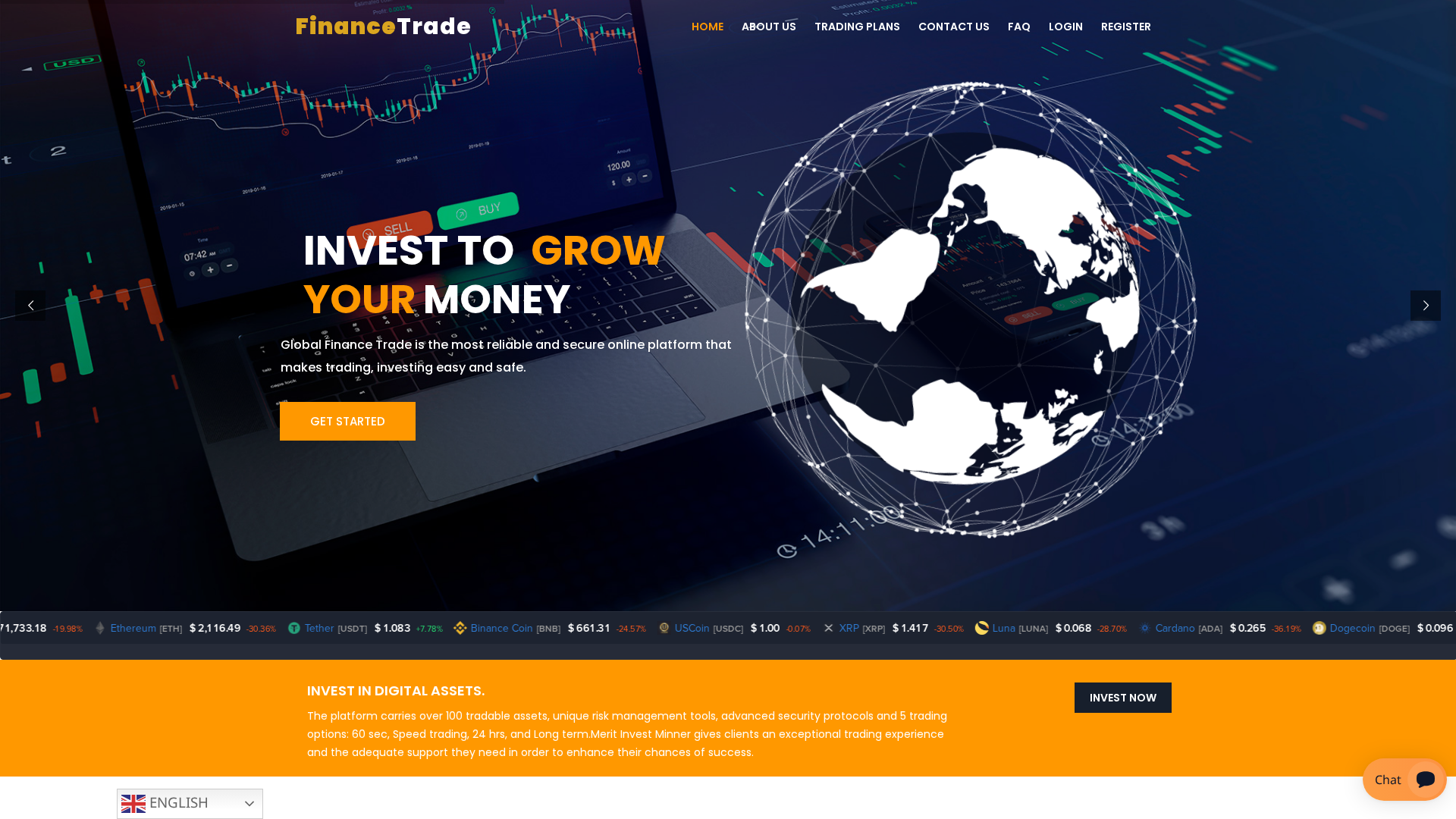 Screenshot of globaltradinginternationalfinancecompany.com
