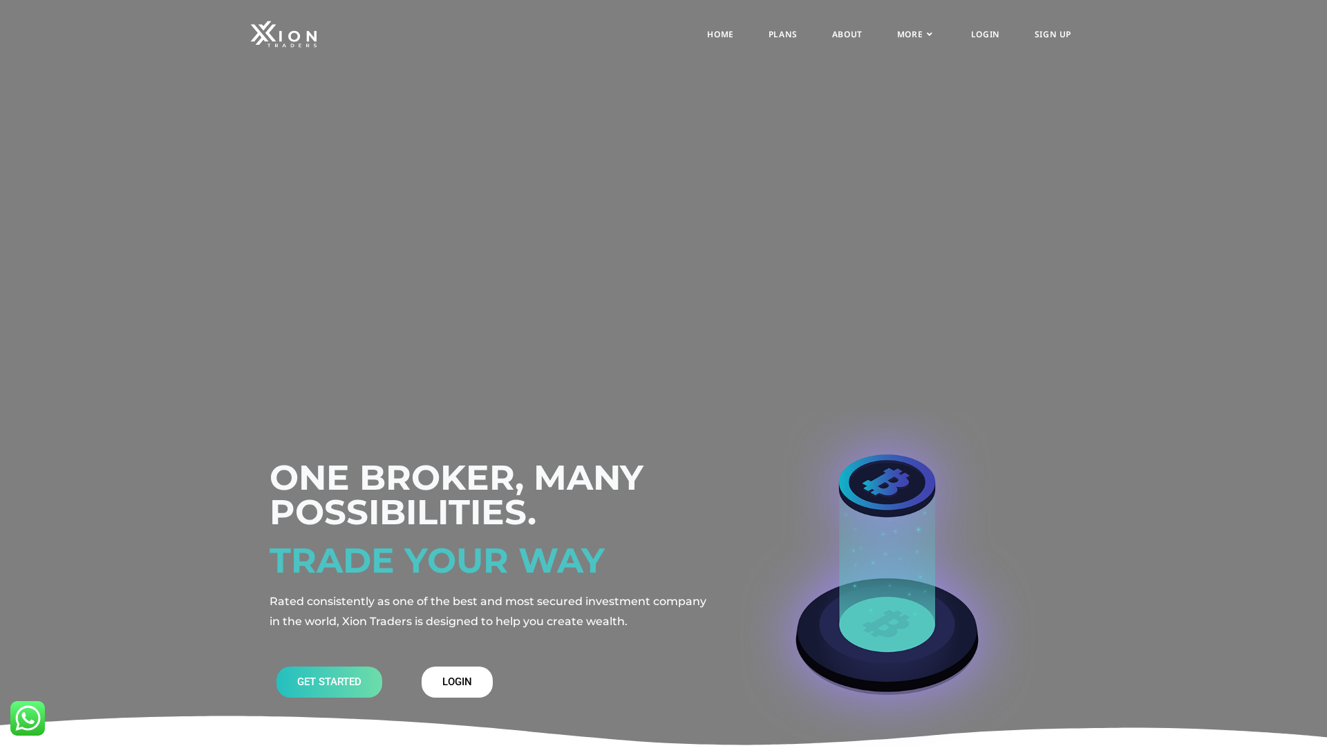 Screenshot of xiontraders.com