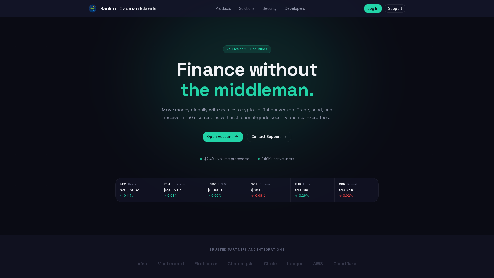 Screenshot of caymanislandsfinancial.com