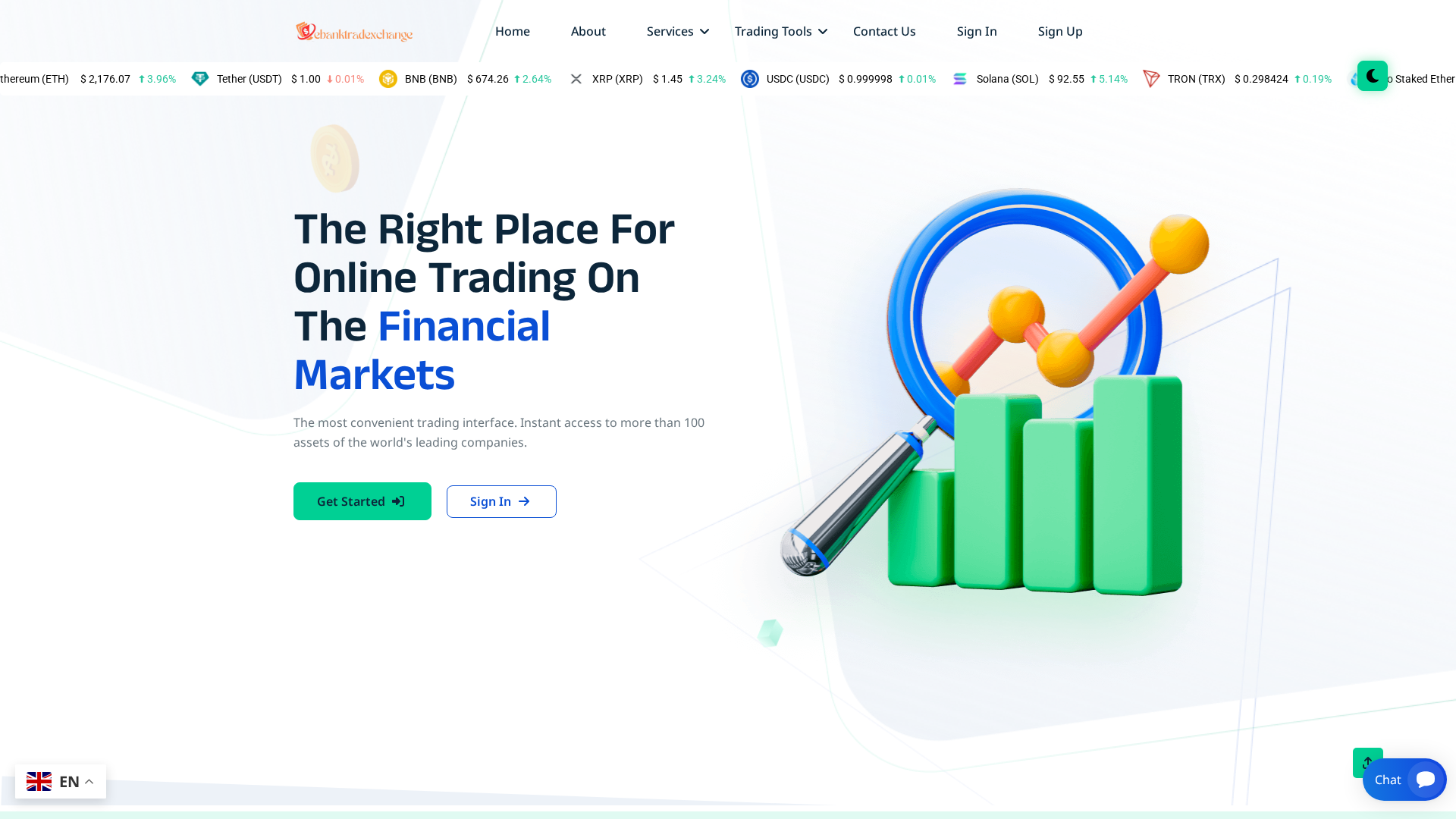 Screenshot of ebanktradexchange.live