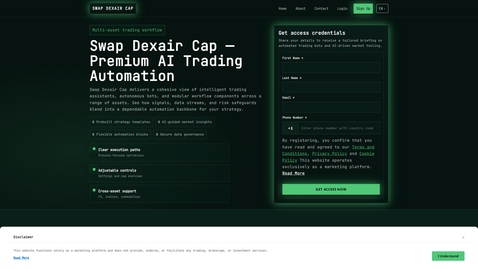 Screenshot of swapdexaircap.xyz