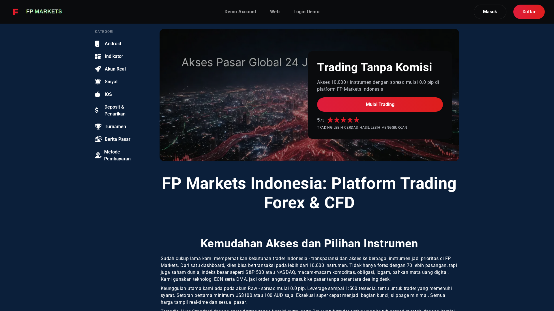 Screenshot of fp-markets-indonesia.com