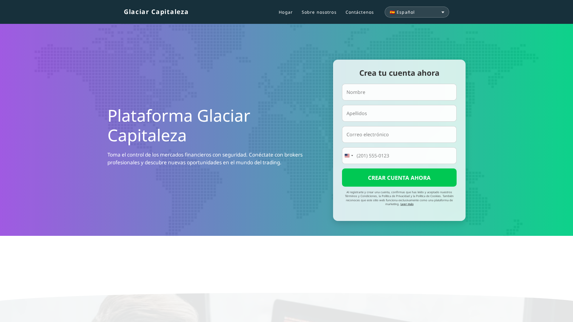 Screenshot of glaciarcapitaleza-es.fyi